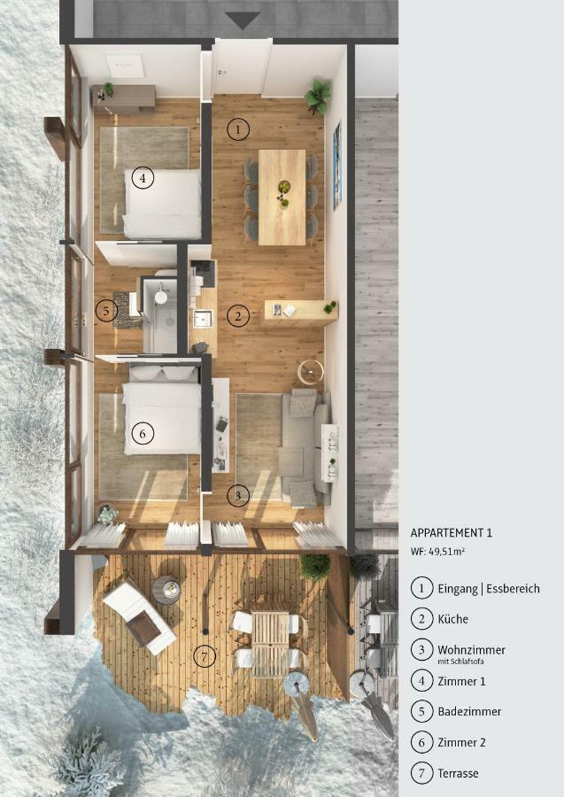 Emma'S Appartements Герлос Екстериор снимка